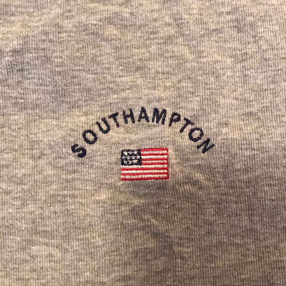 Grey long sleeve Southampton tee